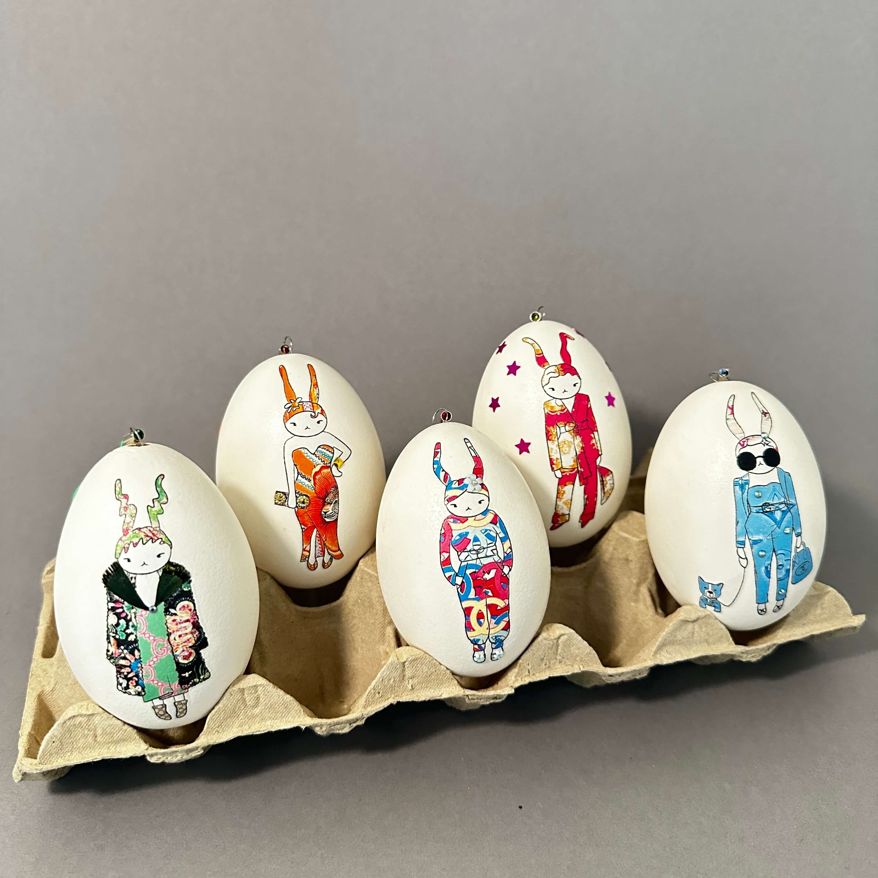 auf Ostereier-Deko: trifft – Kunst ei-nzigartig Eier Echte